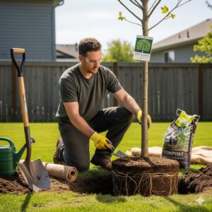 tree planting new brighton